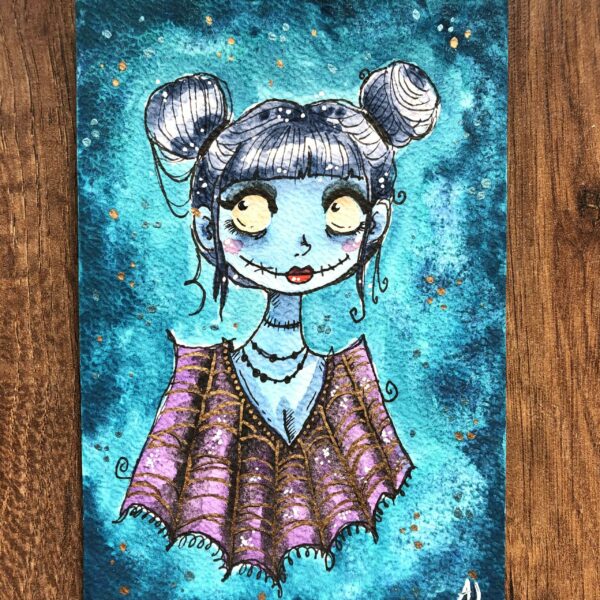 Illustration originale Vanille d'Halloween