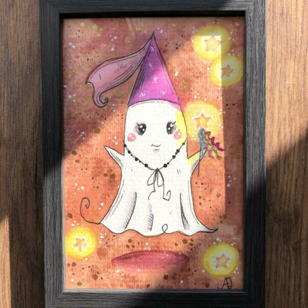 Illustration originale fée fantôme