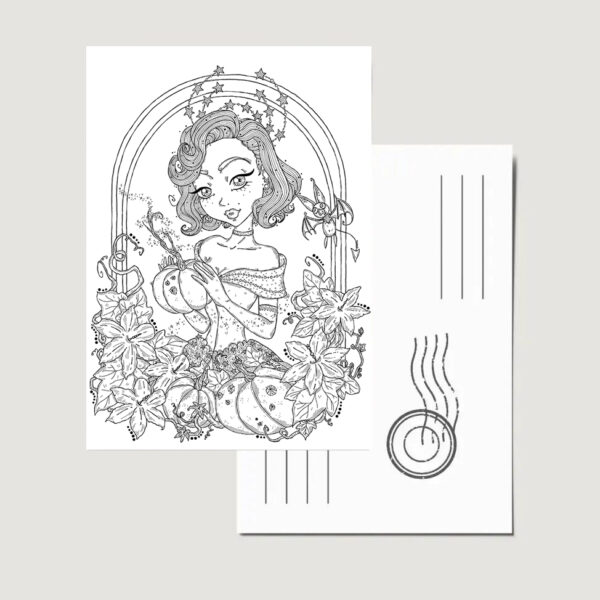 Carte Postale "20 Une citrouille pour minuit"