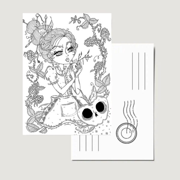 Carte Postale "Blanche Neige"