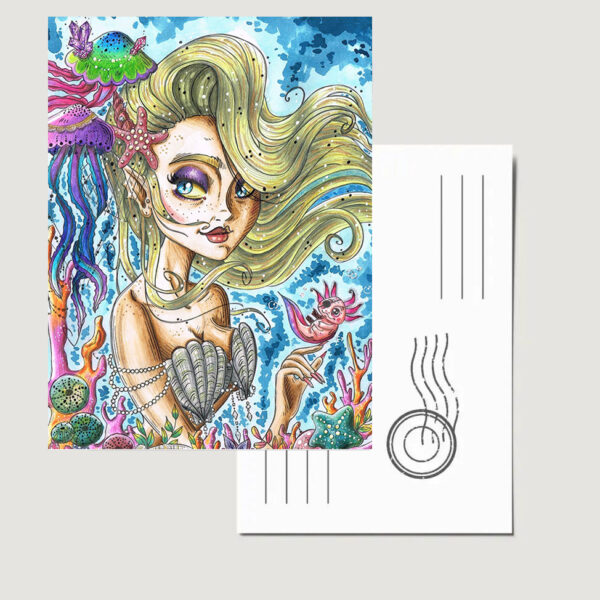 Carte Postale "La petite sirène"