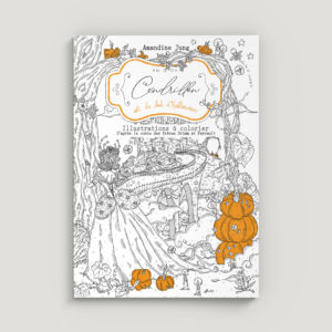Cendrillon et le Bal d'Halloween - Livre de coloriage par Amandine Jung