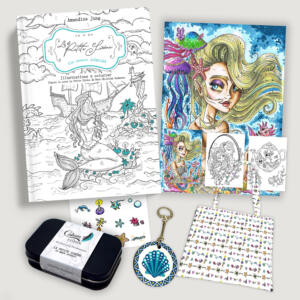 La Petite Sirène (Edition Collector) - Livre de coloriage par Amandine Jung