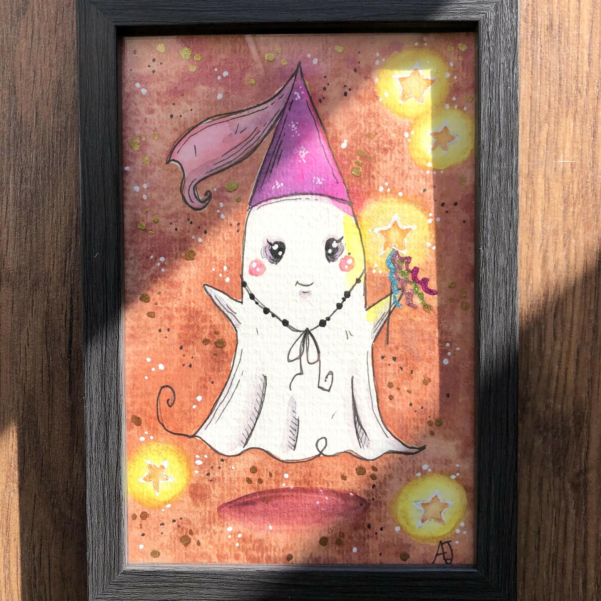Illustration originale fée fantôme