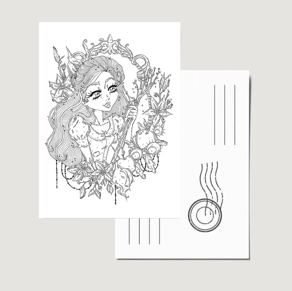 Carte Postale "Cendrillon"